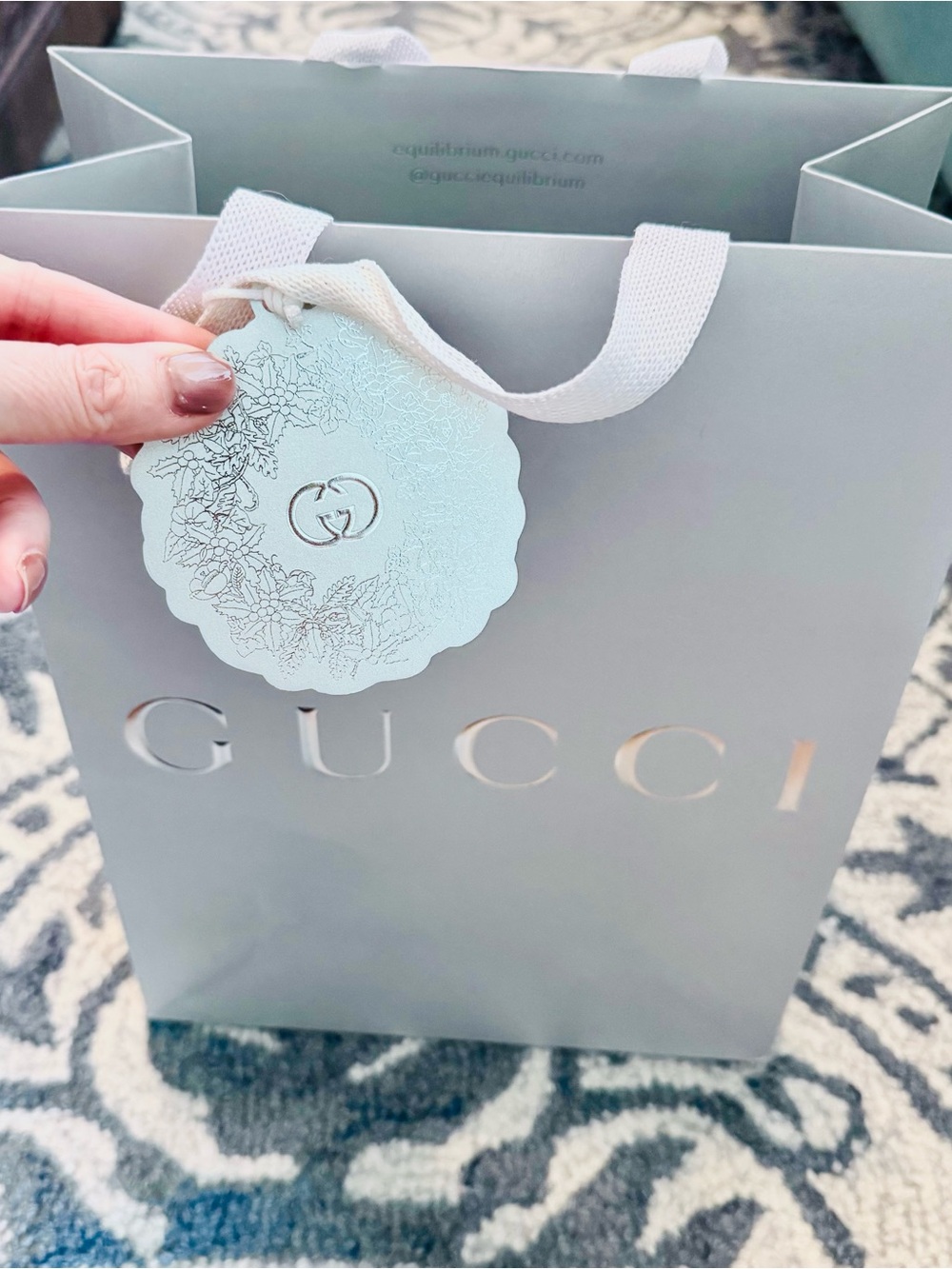 Gucci Women's Gift Bag - Light Gray/Silver